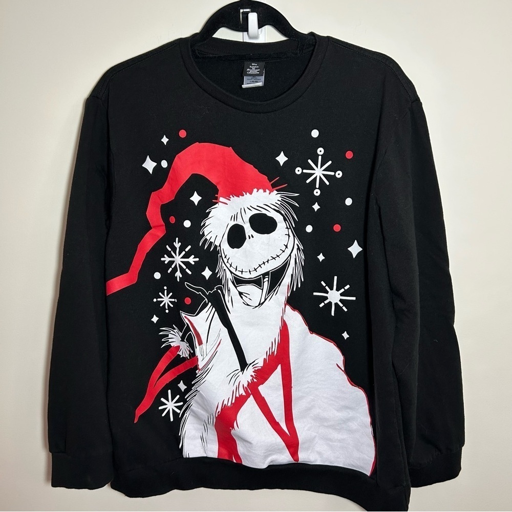 Disney (Nightmare Before Christmas) Black and Red Jack Skellington Sweater
